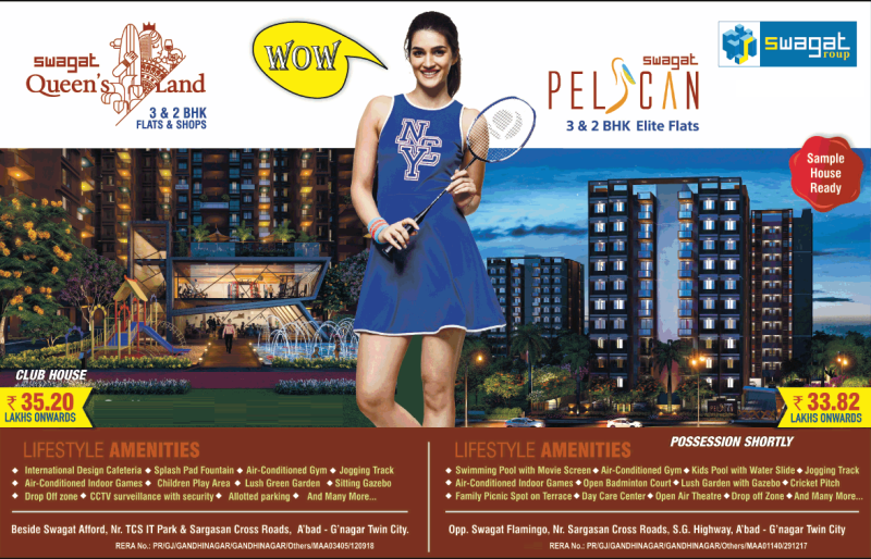 Presenting offer Rs 33.82 Lakhs onwards at Swagat Pelican in Ahmedabad